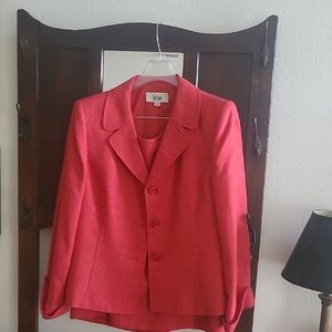 Le Suit Vibrant Red Men's Blazer